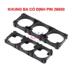 Khung cố định pin 18650 / 21700 / 26650 / 32140 / 33140. Nhựa ABS chất lượng cao